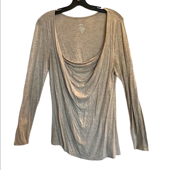 Mossimo Supply Co. Tops - Women’s EUC Mossimo Tan Cowl Neck Long Sleeved Top XL